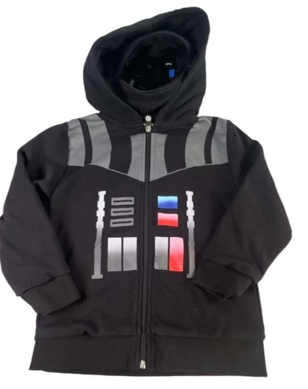 Star Wars Darth Vader 2-in-1 Transforming Zip-Up Hoodie Cubcoats Boys Size 6-7